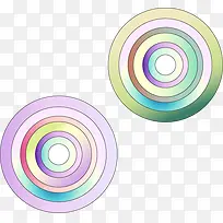 彩色多层圆圈-空若网 彩色多层圆圈-空若网