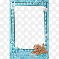 蓝色长方形边框-空若网 蓝色长方形边框-空若网