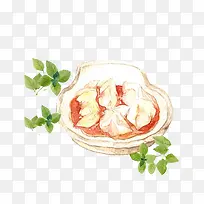 重庆红油抄手手绘画素材图片-空若网 重庆红油抄手手绘画素材图片-空若网