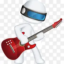 弹吉他的人-空若网 弹吉他的人-空若网