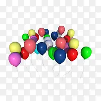彩色气球-空若网 彩色气球-空若网