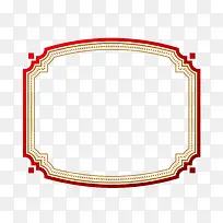 华丽时尚红边纹理框-空若网 华丽时尚红边纹理框-空若网
