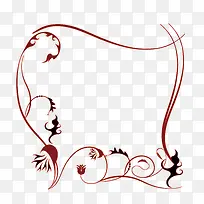 矢量花藤边框-空若网 矢量花藤边框-空若网