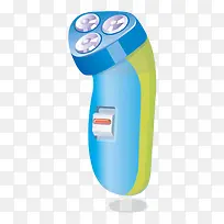 蓝色剃须刀矢量素材-空若网 蓝色剃须刀矢量素材-空若网