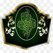 绿金边框 标签 欧式边框-空若网 绿金边框 标签 欧式边框-空若网