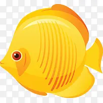 可爱黄色小鱼图片-空若网 可爱黄色小鱼图片-空若网
