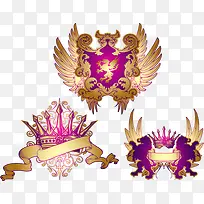 矢量紫色标签-空若网 矢量紫色标签-空若网