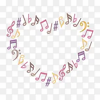 爱心音符-空若网 爱心音符-空若网