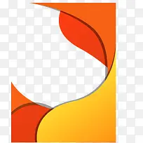 矢量橙色红色装饰背景-空若网 矢量橙色红色装饰背景-空若网