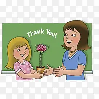 卡通教师节快乐-空若网 卡通教师节快乐-空若网