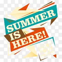 时尚几何形夏季海报矢量图-空若网 时尚几何形夏季海报矢量图-空若网