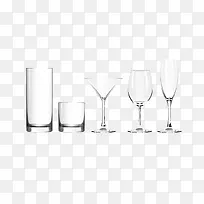 透明玻璃杯子矢量图-空若网 透明玻璃杯子矢量图-空若网