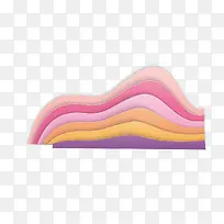 手绘卡通彩色山脉-空若网 手绘卡通彩色山脉-空若网