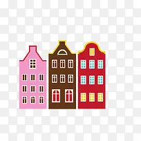 彩色扁平化风景名胜-空若网 彩色扁平化风景名胜-空若网