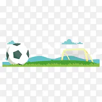 矢量足球场-空若网 矢量足球场-空若网