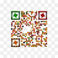 水果二维码-空若网 水果二维码-空若网