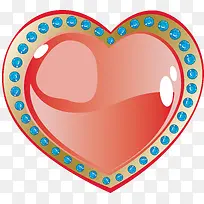 镶钻心形红宝石设计-空若网 镶钻心形红宝石设计-空若网