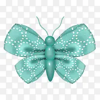 蓝色布艺蝴蝶就昆虫-空若网 蓝色布艺蝴蝶就昆虫-空若网