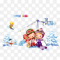 ���ֻ�ѩ�廭ʸ��ͼ-������