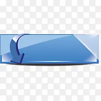 创意蓝色水晶按钮-空若网 创意蓝色水晶按钮-空若网