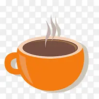 卡通扁平化热咖啡设计-空若网 卡通扁平化热咖啡设计-空若网