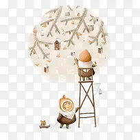 创意插画-空若网 创意插画-空若网