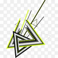 三角形装饰-空若网 三角形装饰-空若网