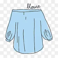 矢量手绘卡通衣服上衣-空若网 矢量手绘卡通衣服上衣-空若网
