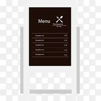 矢量餐厅展示板-空若网 矢量餐厅展示板-空若网