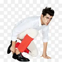 时尚帅气的欧美白衬衫男模-空若网 时尚帅气的欧美白衬衫男模-空若网