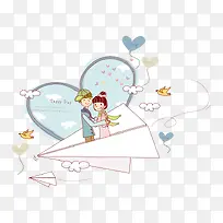 纸飞机上的爱情-空若网 纸飞机上的爱情-空若网