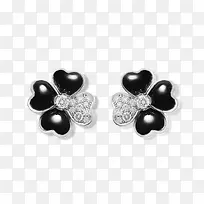 梵克雅宝四叶草耳环-空若网 梵克雅宝四叶草耳环-空若网