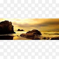 澳大利亚黄金海岸线晚霞风景-空若网 澳大利亚黄金海岸线晚霞风景-空若网