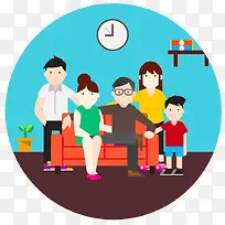 扁平化卡通形象素材-空若网 扁平化卡通形象素材-空若网