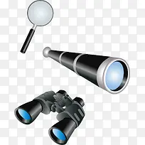 矢量放大镜望远镜图片-空若网 矢量放大镜望远镜图片-空若网