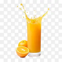 橙子和飞溅的橙汁-空若网 橙子和飞溅的橙汁-空若网