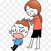 理发素材-空若网 理发素材-空若网