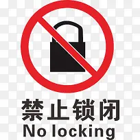 加锁火警防范标志-空若网 加锁火警防范标志-空若网