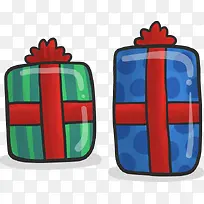 矢量圣诞节装饰物礼物-空若网 矢量圣诞节装饰物礼物-空若网