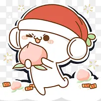 拿着桃子的长草颜团子-空若网 拿着桃子的长草颜团子-空若网