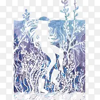 矢量水彩插画-空若网 矢量水彩插画-空若网