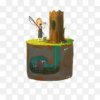 ����Ͳ�廭-������