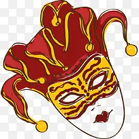 卡通手绘面具-空若网 卡通手绘面具-空若网