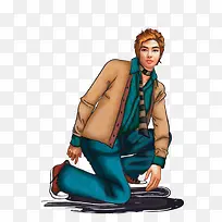 手绘人物-空若网 手绘人物-空若网