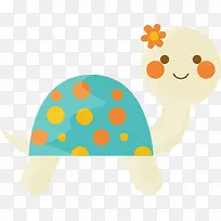 矢量手绘儿童画小乌龟-空若网 矢量手绘儿童画小乌龟-空若网
