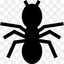 蚂蚁的轮廓图标-空若网 蚂蚁的轮廓图标-空若网