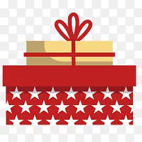 圣诞节快乐红色礼盒-空若网 圣诞节快乐红色礼盒-空若网