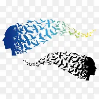 创意飞翔的鸟-空若网 创意飞翔的鸟-空若网