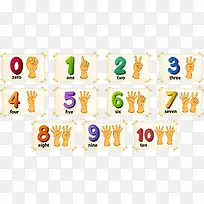 手势数字0到9-空若网 手势数字0到9-空若网