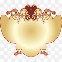 金色镜子png免费素材矢量-空若网 金色镜子png免费素材矢量-空若网